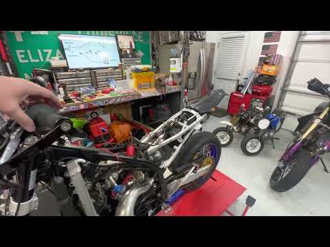 Tusk Lighting Kit. Milwaukee Batteries. Banshee Supermoto!