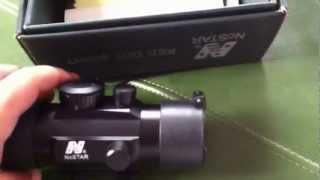 preview picture of video 'airsoft ncstar red dot scope review'