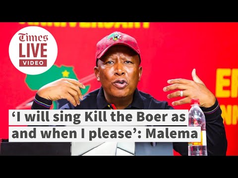 ‘I will sing 'Kill the Boer' as and when I please’ Malema