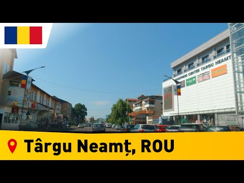 🔴 Romania • Târgu Neamț   🇷🇴【1080p HD】• Driving in Târgu Neamț, Neamt