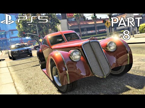 Grand Theft Auto 5 (PS5) Walkthrough Gameplay  - Part 8 (No Commentary)