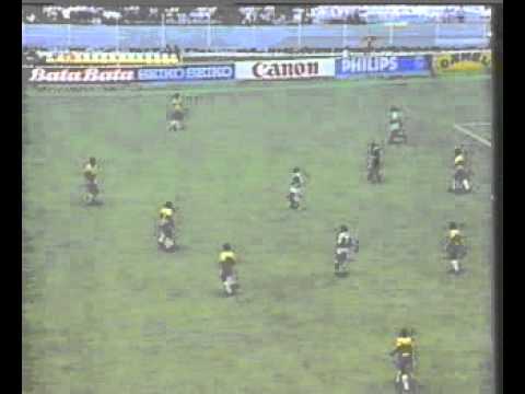 Josimar Goal - Brazil 3 Northern Ireland 0 - 1986 World Cup Group Stage (12/6/86)