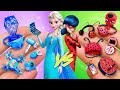 Elsa's Gadgets vs Ladybug's / 28 Frozen DIYs