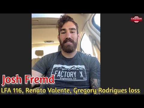 Gregory Rodrigues vs Josh Fremd full fight