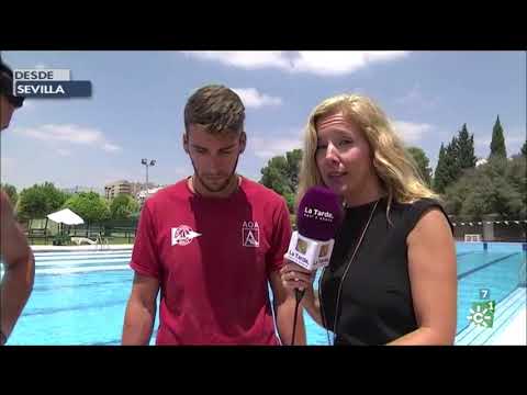 El Club Náutico Sevilla, modelo de seguridad en las piscinas en verano