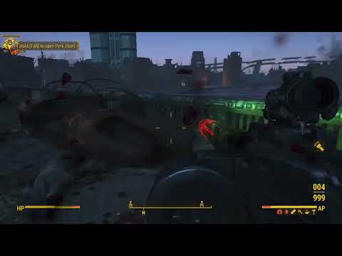 Fallout 4 Modded, Zombie World gameplay pt199  3fps