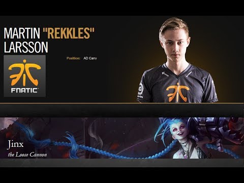 Fnatic Rekkles - Jinx vs Ezreal - ADC - Challenger