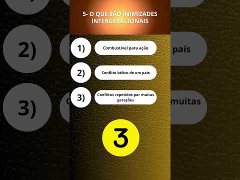 5- O que são inimizades intergeracionais?