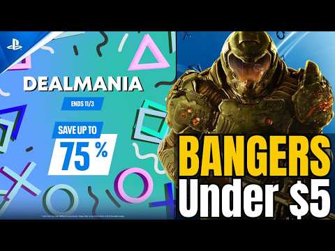 Top 25 Absolute BANGERS Under $5! | PSN Dealmania 2026