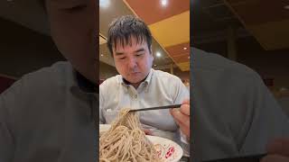 いろり庵 きらく 麺2倍盛り海苔つけそば🌶️🌶️（ピリ辛）