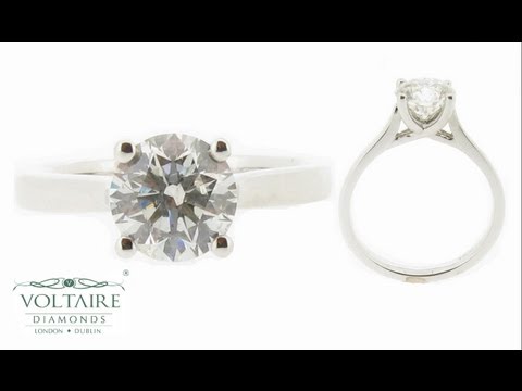 Handmade Classic Solitaire Engagement Ring - ER 1018