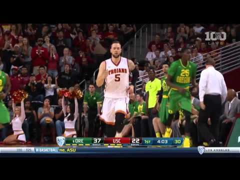 M Basketball: USC 66, Oregon 76 - Highlights (3/5/16)