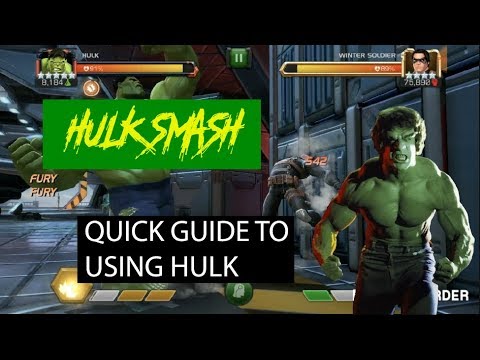 HULK SMASH: How to use Hulk, MCOC, 5 Star Hulk (Rank 4) vs ROL Winter Soldier