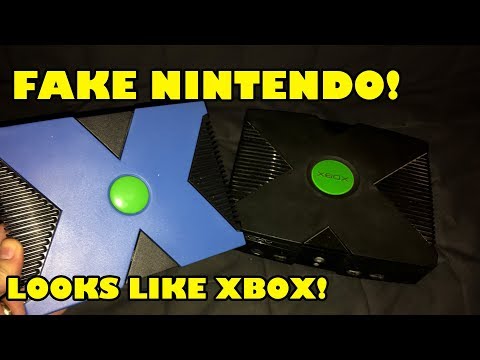 Fake Nintendo Looks Like XBOX!  Chinese Knock Off Bootleg NES