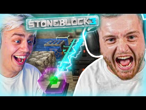 ⚡️😱HYPER Stromquelle ERSCHAFFEN! - Unfassbarer FORTSCHRITT in Minecraft Stoneblock 3!