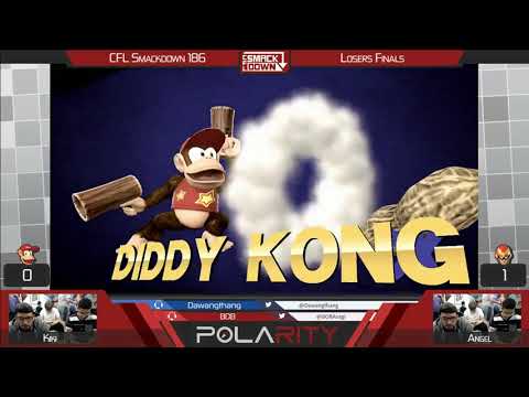 CFL Smackdown 186 WiiU - Kiki (Diddy Kong) vs Angel (Falcon) - Losers Finals