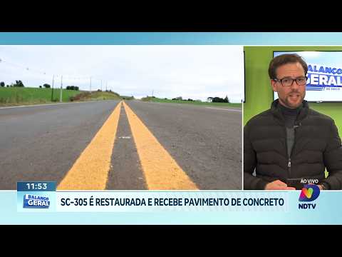 Obra na SC-305 entre São Lourenço do Oeste e Campo Erê é finalizada