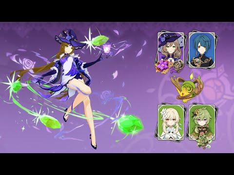 Hyperbloom Test 2 | Floor 12-2 Lisa-Xingqiu-DMC-Collei (2WT2EoSF FoF + DM)