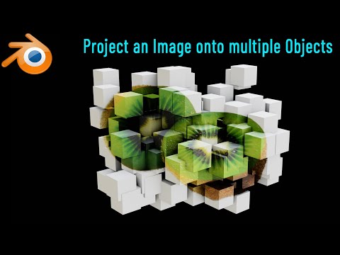 How to project an image onto multiple objects in Blender - 234