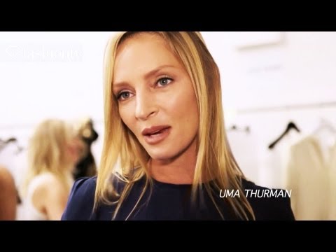 Uma Thurman, Naomi Watts, and Chloe Moretz at Calvin Klein Spring 2012, NYFW | FashionTV - FTV