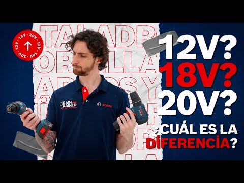 Taladros y Atornilladores 12V, 18V y 20V - ¿Cuál es la diferencia?