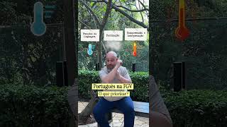 PORTUGUÊS NA FGV: o que priorizar?