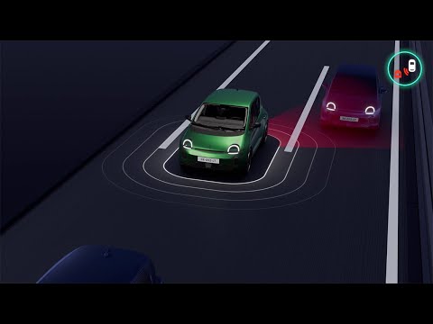Renault Twingo E-Tech electric - video uputstvo - upozorenje na mrtvi ugao
