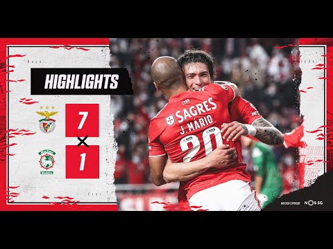 RESUMO/HIGHLIGHTS: SL Benfica 7-1 CS Marítimo