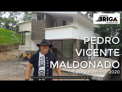 Casa Vacacional Pedro Vicente Maldonado, Puerto Quito, Los Bancos, 2020, Construccion Cabañas Casas.