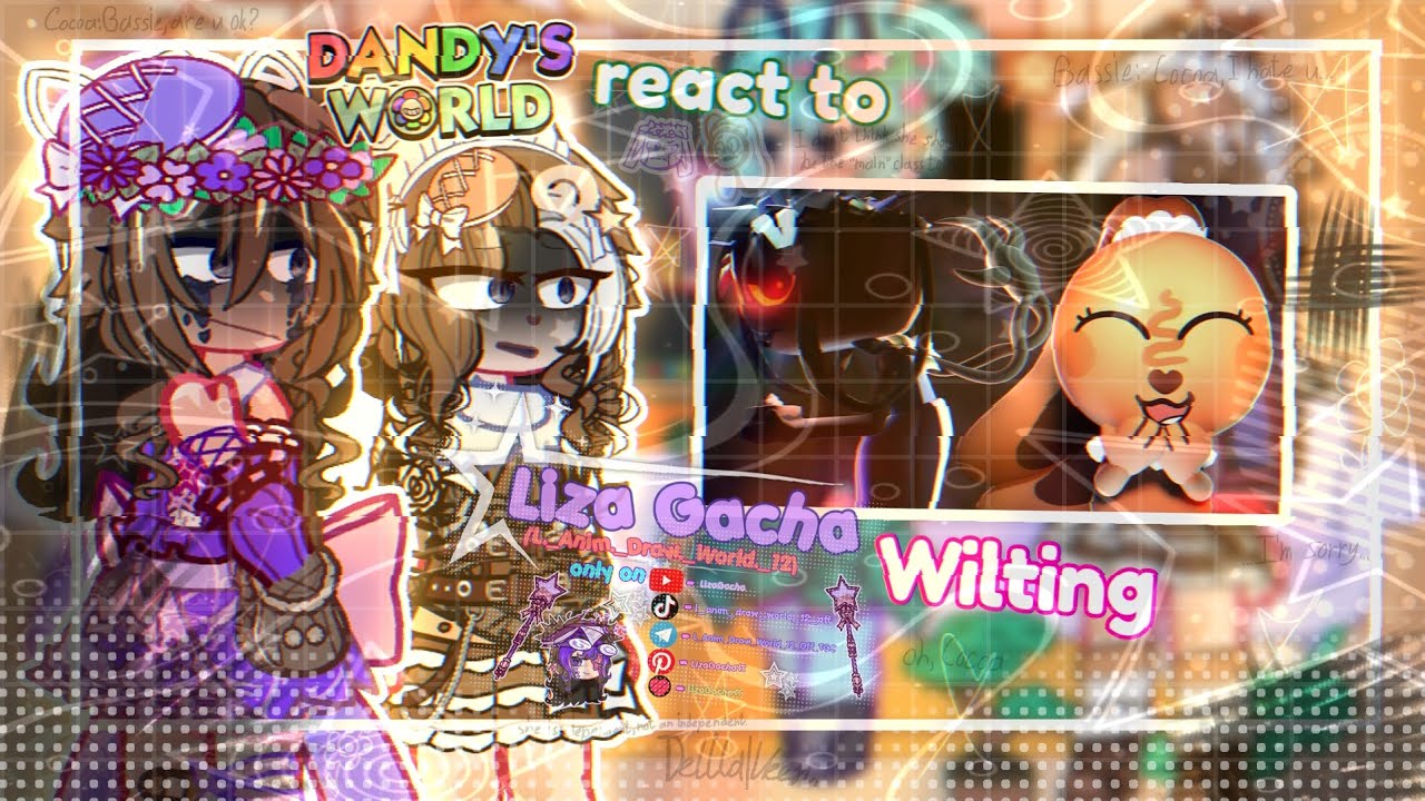 || [🇺🇸/🇷🇺/🇪🇸] || |~🐰•easter toons react to "Wilting"•💐~| || [Dandy's World] || [CRINGE, LAZY] ||