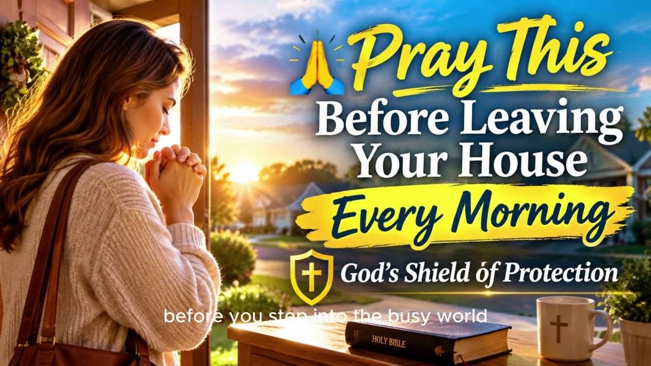 🙏 Pray This Before Leaving Your House Every Morning | God’s Shield of Protection