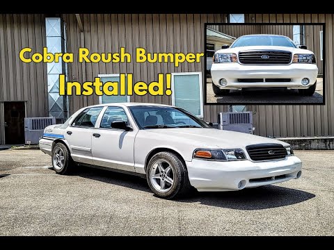 One of a Kind ULTRA RARE Cobra Roush Crown Vic Front Bumper Installed!