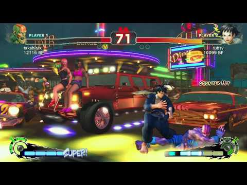 SSF4 Ranked Asia: takahirex (Dhalsim) VS rubsv (Makoto)