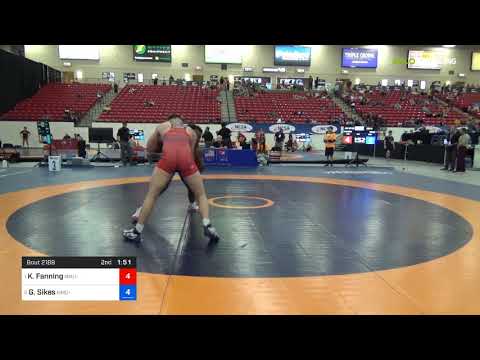 2018 Marine Corps US Open/UWW Junior Greco Roman 87 Con 4 - Keaton Fanning (NMU-) Vs. George Sikes