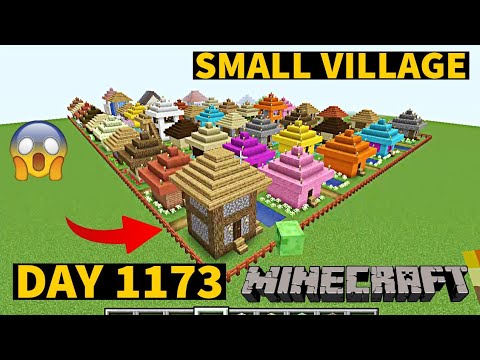 HU Smart Gamer - I build Small Village in Minecraft Creative mode 2023 Day 1173