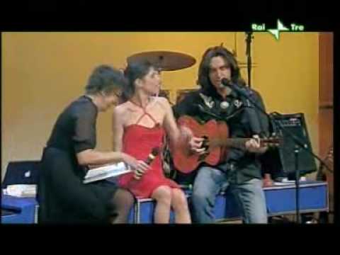 Neri Marcorè "Ligabue" and Giorgia - Duet on "Parla con me"