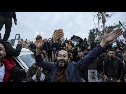 Damaskus: Syrer feiern den Sturz von Assad