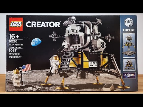 LEGO Creator Expert 10266 NASA Apollo 11 Lunar Lander (2019) SPEED BUILD