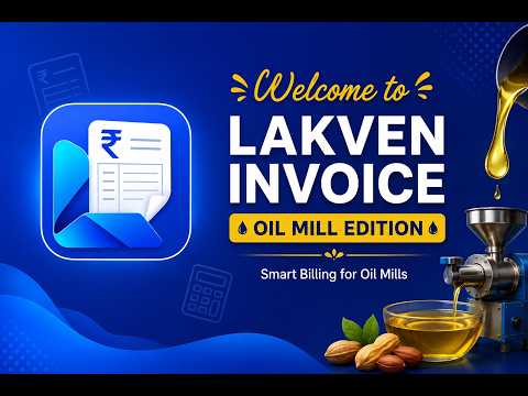 Lakven Invoice GST Billing App video thumbnail