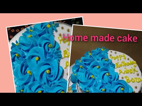 cake making at home.. easy cake making..