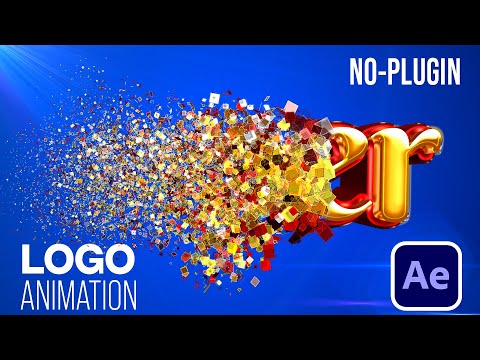 Easy After Effects Tutorial Particles Logo Text Animation Download Free Template