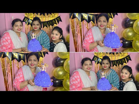 Doll Cake Decoration  l  Doll Cake Tutorial  l  Doll Cake at Home l  Cook with nilofar  khan