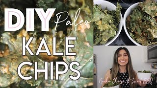KALE CHIPS: Quick Vegan Paleo Snack in Two Flavors