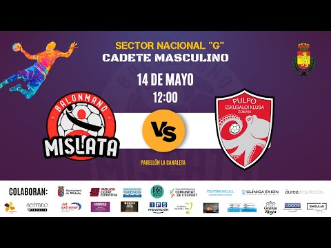 SECTOR NACIONAL "G" CADETE MASCULINO | CBM MISLATA - PULPO EK
