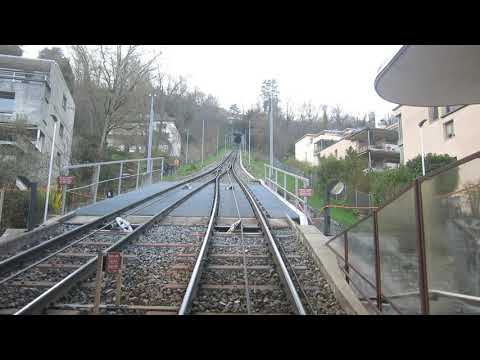 Standseilbahn 2500.02 Biel - Evilard Leubringen Bergfahrt 2020 - Funiculaire