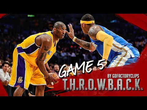 Throwback: Kobe Bryant vs Carmelo Anthony Full Duel Highlights 2009 WCF G5 Lakers vs Nuggets - SICK!