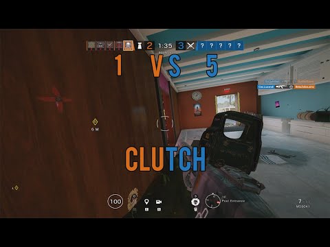 Intense 1v5 Clutch - Rainbow Six Siege