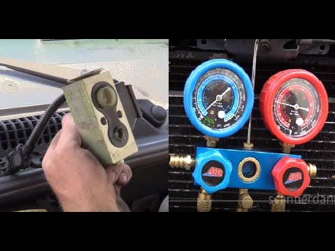 Klimaanlagendiagnose – Klemmendes Thermostatventil (TXV, H-Ventil)