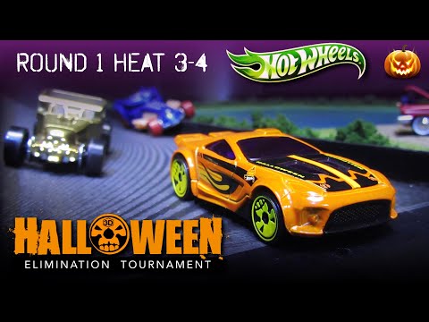 Halloween Diecast Car Race 2019 (Round 1 Heat 3-4) Diecast Racing