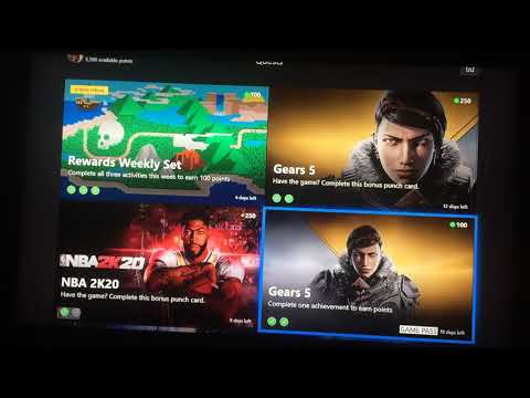 Xbox Game Pass 99% Complete Microsoft Rewards Sets over 1800pts 9/12/19